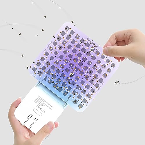 Mosalogic Updated Fly Trap Refills Sticky Card Replacement Glue Cards for Flying Insect Trap indoor-5pack (No Device) - Image 1