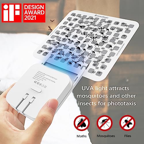 Mosalogic Updated Fly Trap Refills Sticky Card Replacement Glue Cards for Flying Insect Trap indoor-5pack (No Device) - Image 2