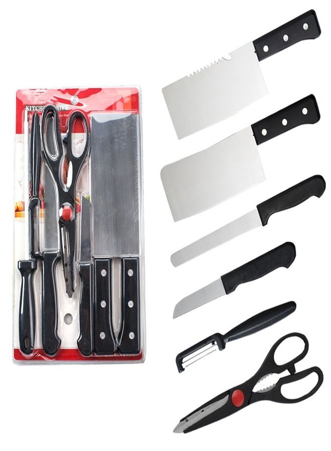 fashionhome 6-Piece Stainless Steel Professional Chef Knives Set - Image 2