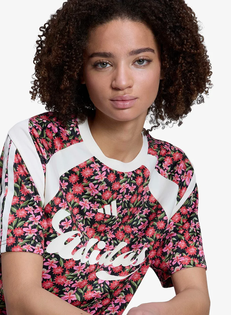 Adidas BLACK/CREWHT/MULTCO Farm Rio House Of Tiro Jersey for Women | Best Price UAE