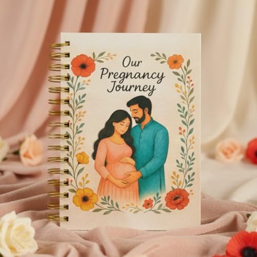 Bop Canvases Pregnancy Journal for Pregnant Women – 40-Week Bump Tracker & Memory Book with Stickers | Guided Pregnancy Planner with Prompts, Milestone Pages & Hardcover Keepsake | Gift for Expecting Moms, mothers day gift (Awaiting your arrival) - Image 2