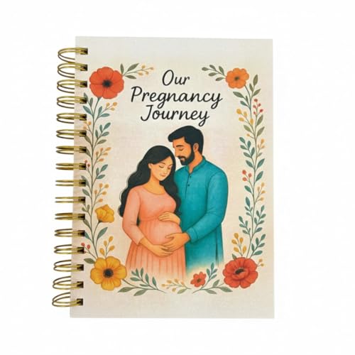 Bop Canvases Pregnancy Journal for Pregnant Women – 40-Week Bump Tracker & Memory Book with Stickers | Guided Pregnancy Planner with Prompts, Milestone Pages & Hardcover Keepsake | Gift for Expecting Moms, mothers day gift (Awaiting your arrival) - Image 1