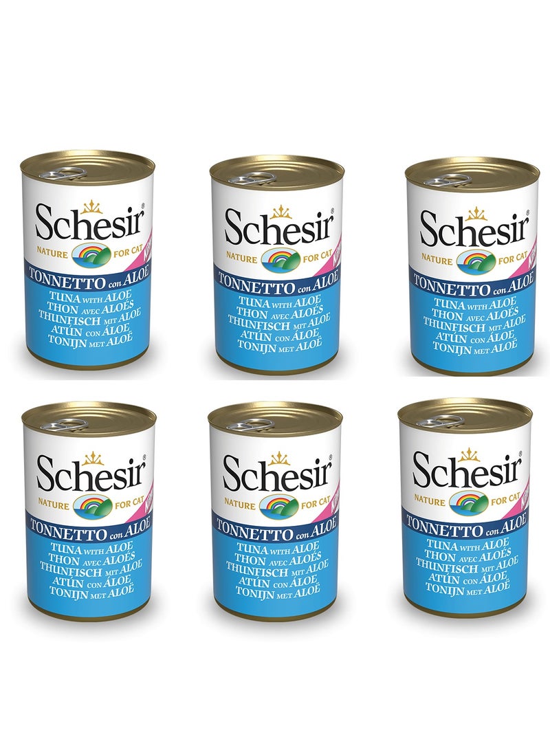 Schesir Kitten Care- Can In Jelly 3-12 Tuna with Aloe Wet Food 140g (Min Order - 6pcs) - Image 1