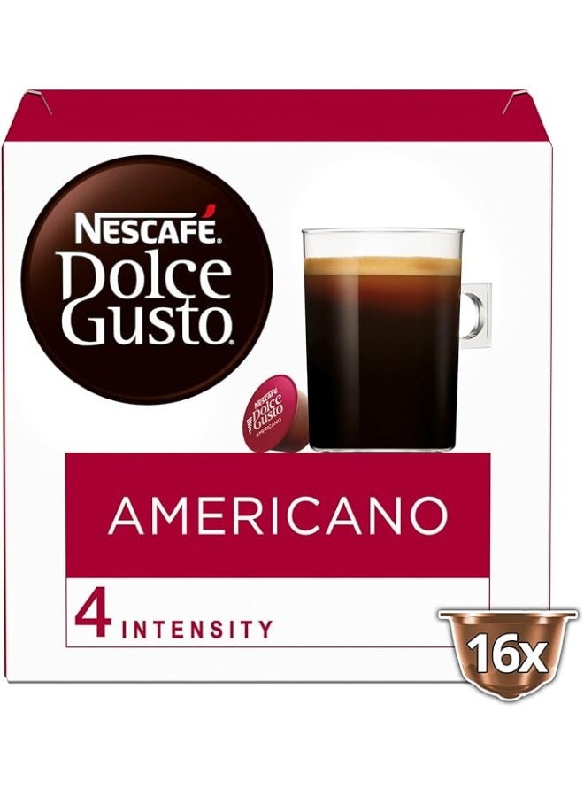 دولسي قوستو قهوة امريكانو من نسكافيه دولتشي غوستو، 16 × 8.5 جرام (136 جرام) - Image 1