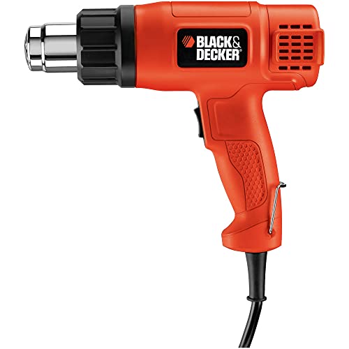 BLACK+DECKER BLACKDECKER Heat Gun for Crafts Corded Dual Heat Settings up to 1000 Degrees 1350 Watt HG1300 - Image 1