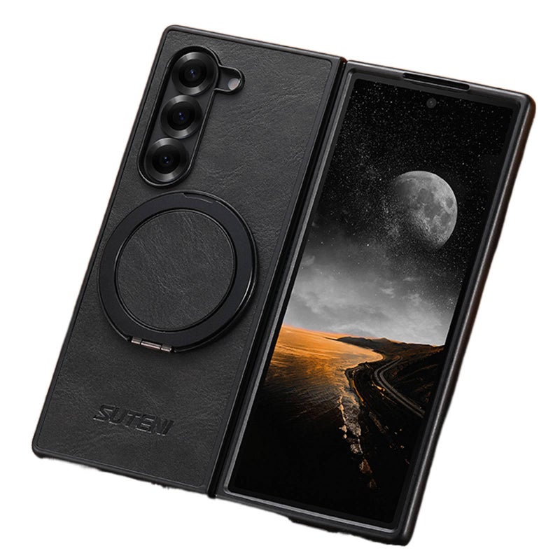 MagSafe Case TPU , Black , Kickstand , , Cover for Samsung Galaxy Z Fold 6 for Daily Carry - Image 1