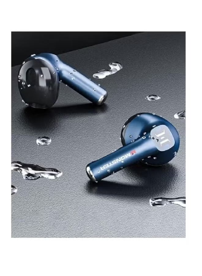 مونستر سماعات Monster XKT10 Pro Bluetooth 5.3 لاسلكية، سماعة رأس للألعاب، مقاومة للماء، TWS، تقليل الضوضاء، مع ميكروفون، سماعة أذن رياضية - Image 4