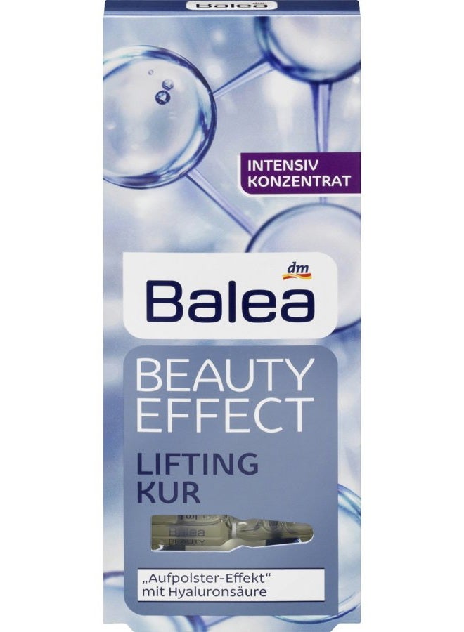 balea أمبولات علاج رفع تأثير الجمال مع حمض الهيالورونيك 7 × 1 مل مصنوعة في ألمانيا - Image 1