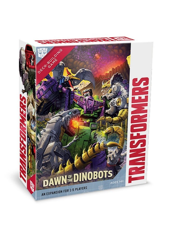 Transformers Deckbuilding Game Dawn Of The Dinobots Expansion Ages 14+ 15 Players 4590 Mins