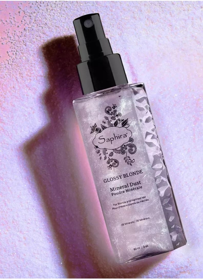 Saphira - Saphira Glossy Blonde Mineral Dust Spray - 90ml, Enhances Shine and Volume - Image 1
