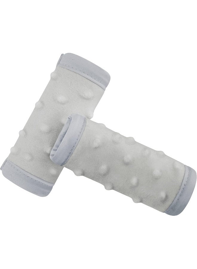 Pro Goleem Car Seat Strap Covers for Babies Unisex Soft Car Seat Strap Shoulder Pads for All Car Seats, Stroller, Pushcar, Small Size Designed for Newborn Gray - Image 1