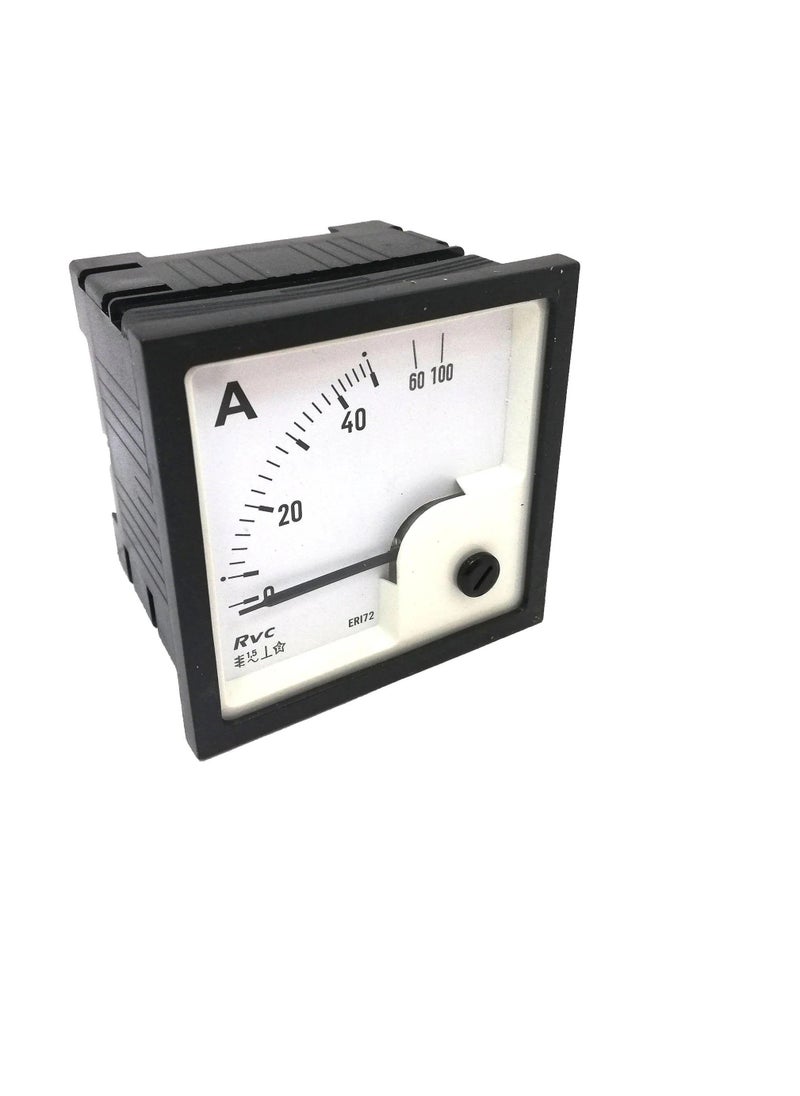 Generic AC Analogue Panel Ammeter 72x72  Direct Type  ERI72A2D  - Image 2