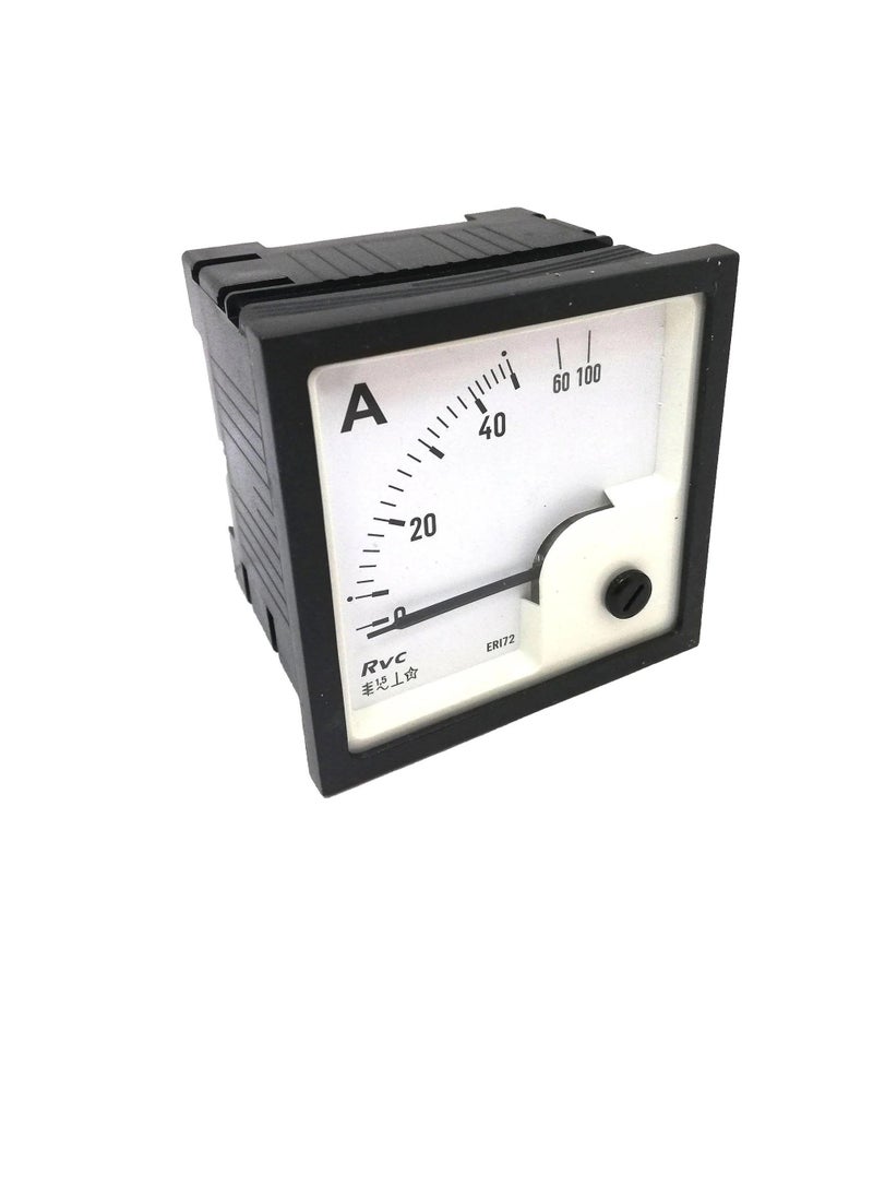 Generic AC Analogue Panel Ammeter 72x72  Direct Type  ERI72A2D  - Image 3
