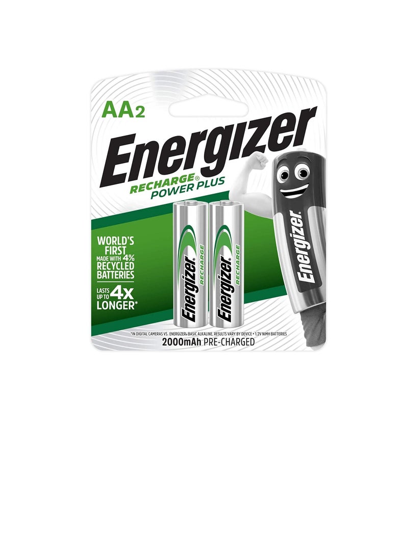 Energizer Rechargeable AA Batteries NH15 BP2 - Image 2