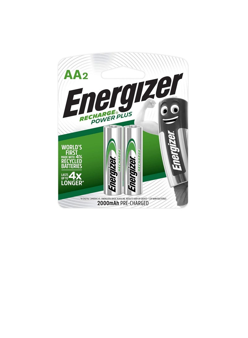 Energizer Rechargeable AA Batteries NH15 BP2 - Image 3