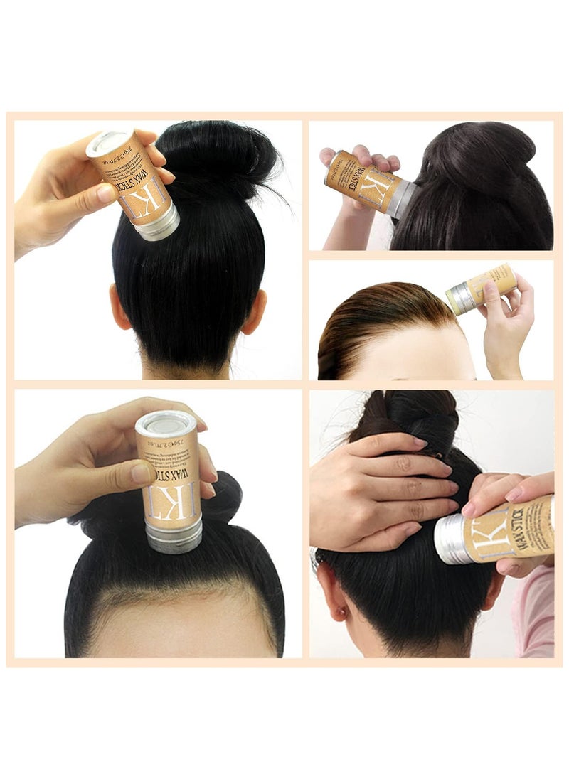 IKT - Hair Wax Stick, 2 PCS - Slick Stick for Hair Non-greasy Styling Hair Pomade Stick for Flyaways Edge Frizz Hair, 2.7 Oz - Image 1