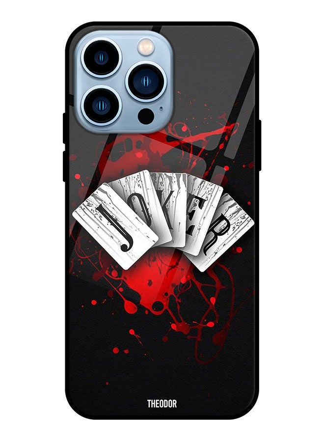 Theodor Protective Tempered Glass Case Cover For Apple iPhone 13 Pro Max Joker - Image 1
