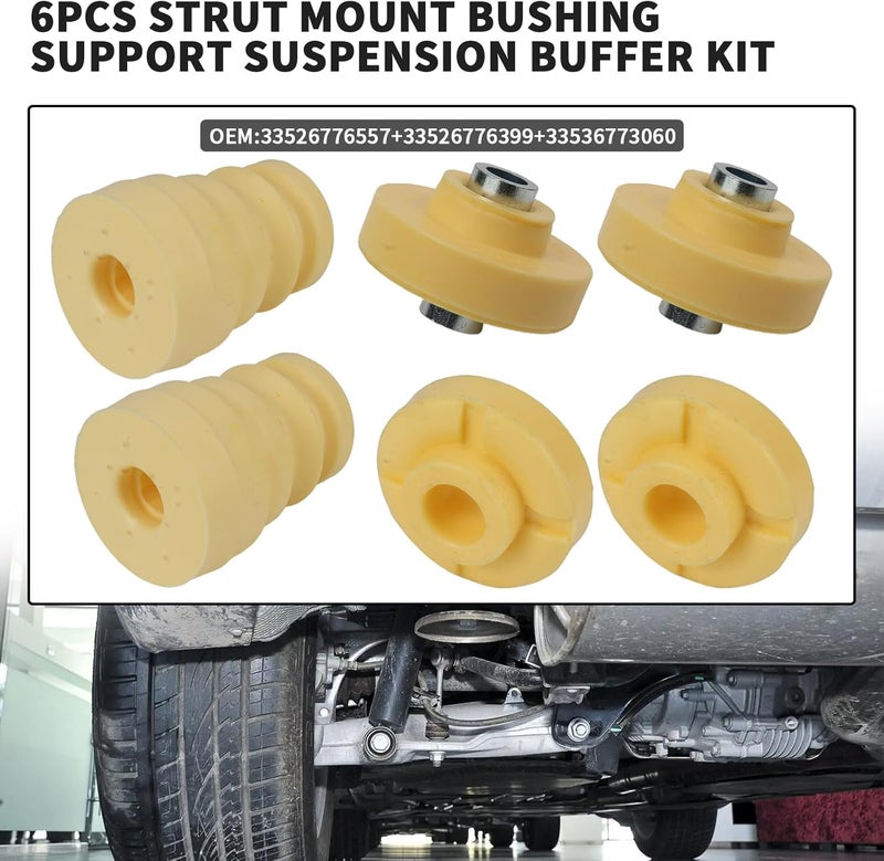 Bomunik Shock Strut Bushing Set for BMW X5 and X6 - Image 2
