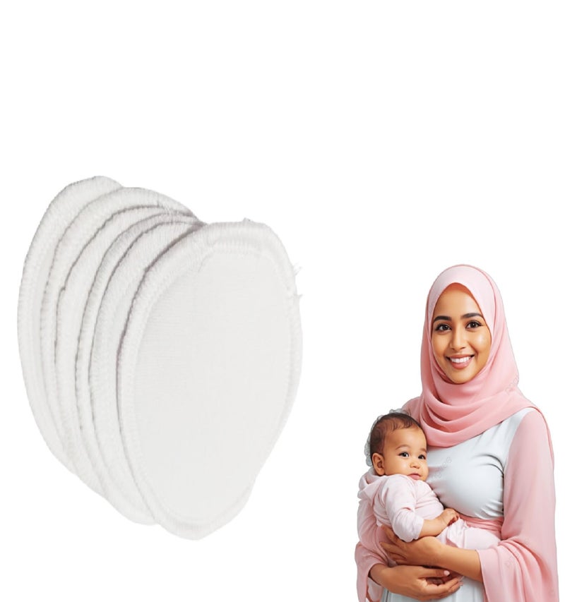 12 Washable Healthy Cotton Pads - Perfect for Protecting Breasts During Nursing from Milk Leakage - Image 1
