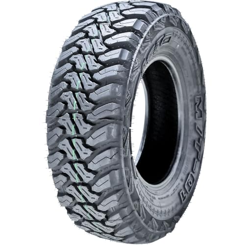 Accelera إطارات أكسيليرا M/T-01 للطرق الوعرة الخفيفة LT235/75R15 235/75/15 235/75-15 104/101Q نطاق الحمولة C LRC 6-طبقات جدار جانبي أسود - Image 1