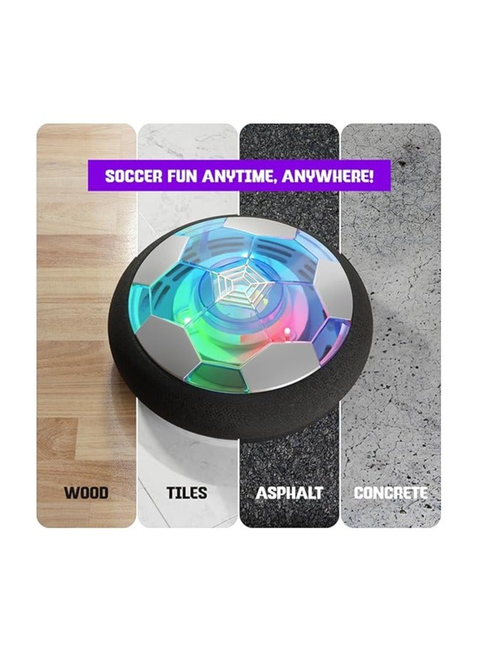 Ninja Blast Hover Soccer Ball for Kids - Boy Birthday Gifts - Indoor Toy Games Gift for Boys Age 6, 7, 8, 9, 10, 11, 12 Year Old - Light-Up Toys Game for Kid - 6-8, 8-12 - Gifts for 8 Year Old Boy - Image 4