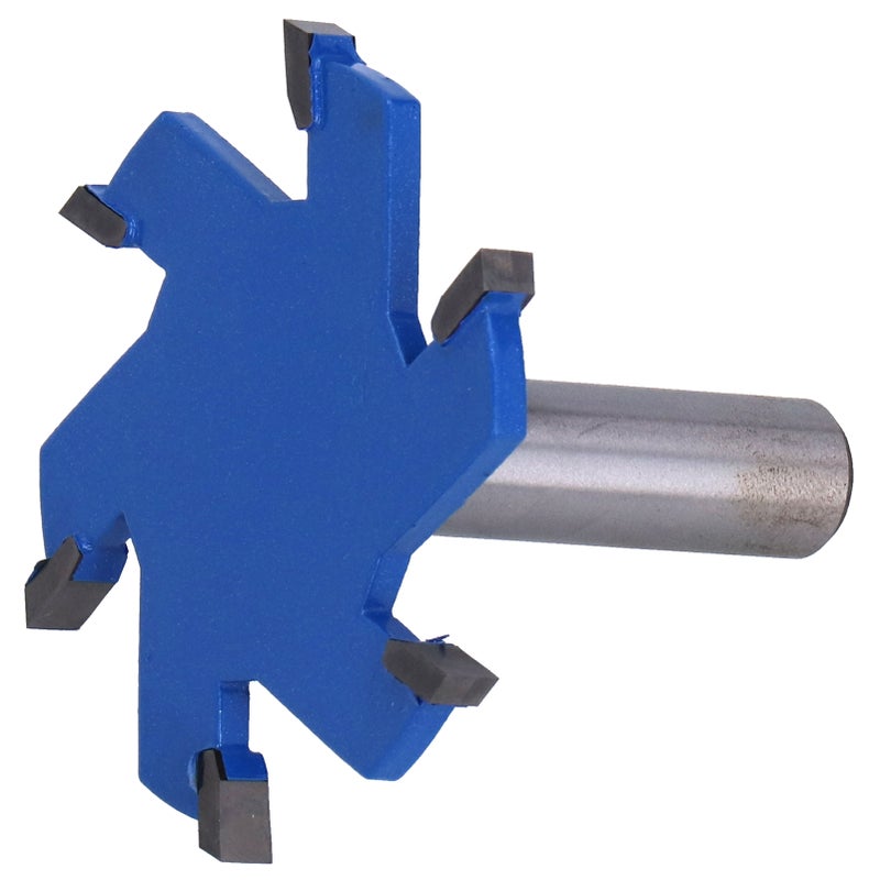 6Flute Router Bit TSlot Woodworking Slotting Milling Cutter Alloy Carbon Steel Extended Shank(1/2 Shank ) - Image 5