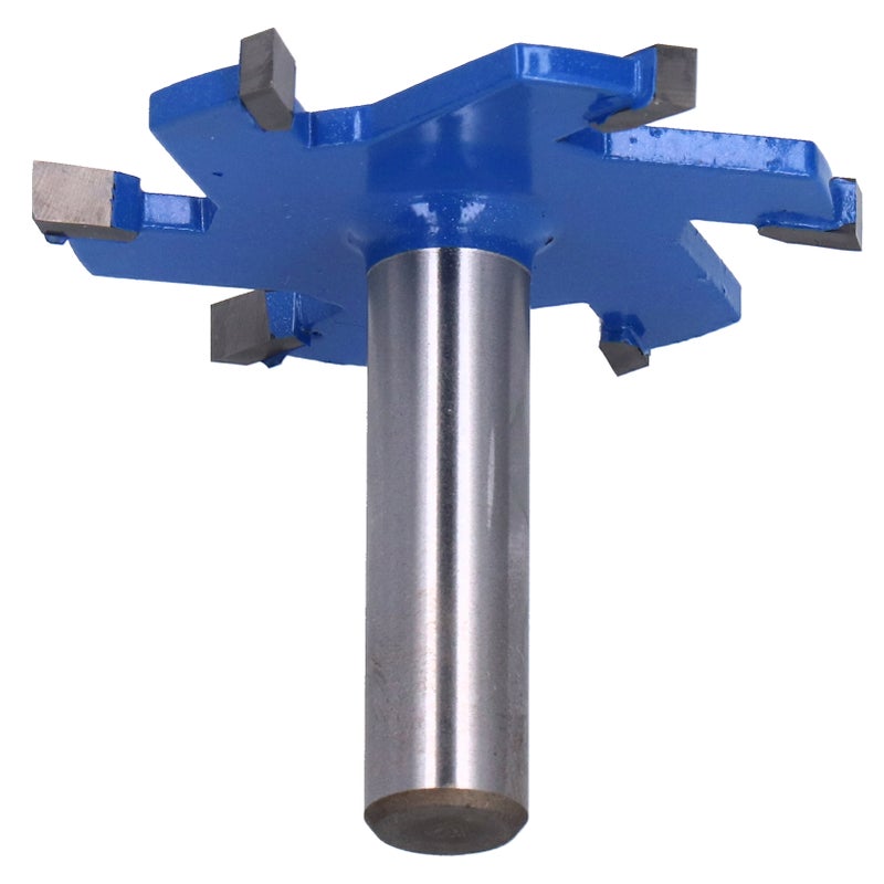 6Flute Router Bit TSlot Woodworking Slotting Milling Cutter Alloy Carbon Steel Extended Shank(1/2 Shank ) - Image 3