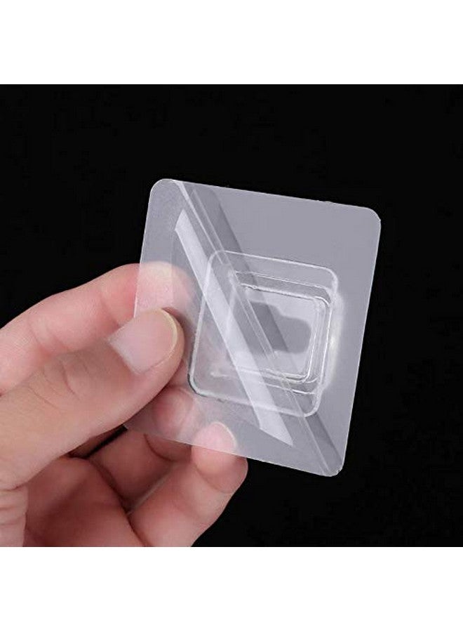 MOSHTU Strong Magic Adhesive Sticker for Bathroom Self Corner Shelves Soap Box (Only Stickers) (10Pcs Set) - Image 5