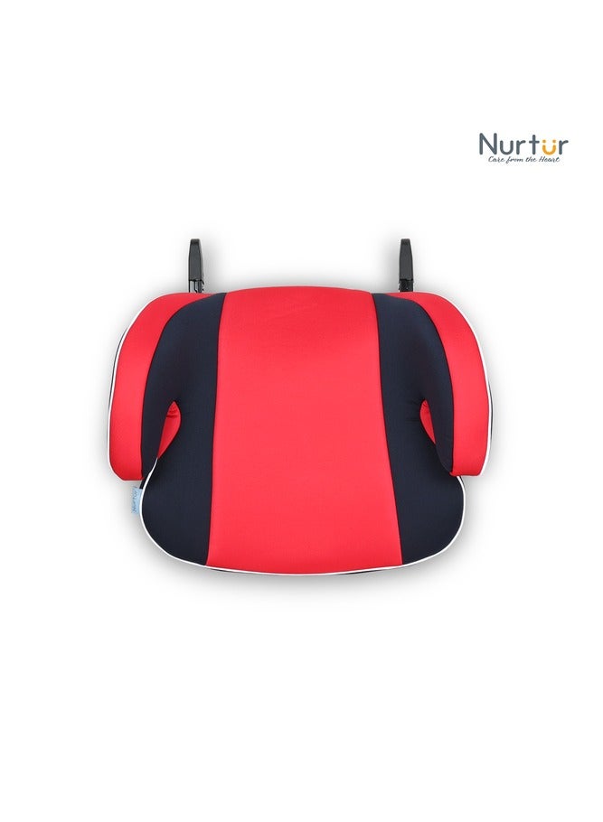 Nurtur Enzo Kids Booster Seat Arm Rest ISOFIX Fitting  Universally Fit Wide Cushioned Base Suitable from 4 years to 12 years Official Product - Image 4