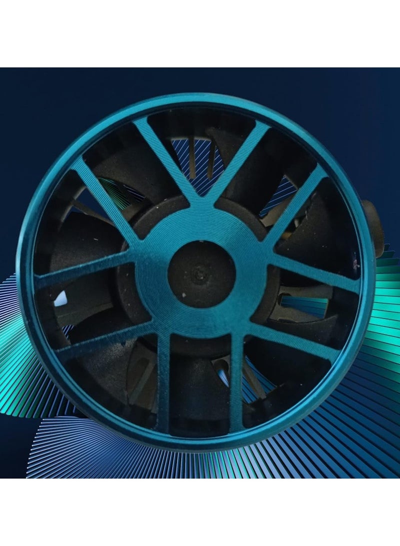 H3 LED Headlight Bulb – 80W Super Bright, 9-32V, Turbo Cooling Fan, Aluminum Heat Sink, 1-Year Warranty - Image 2