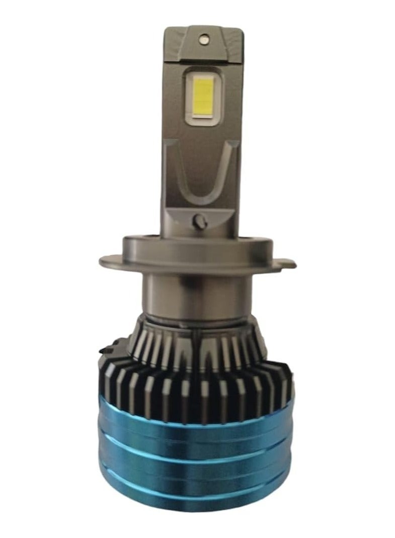 Generic H3 LED Headlight Bulb – 80W Super Bright, 9-32V, Turbo Cooling Fan, Aluminum Heat Sink, 1-Year Warranty  - Image 3
