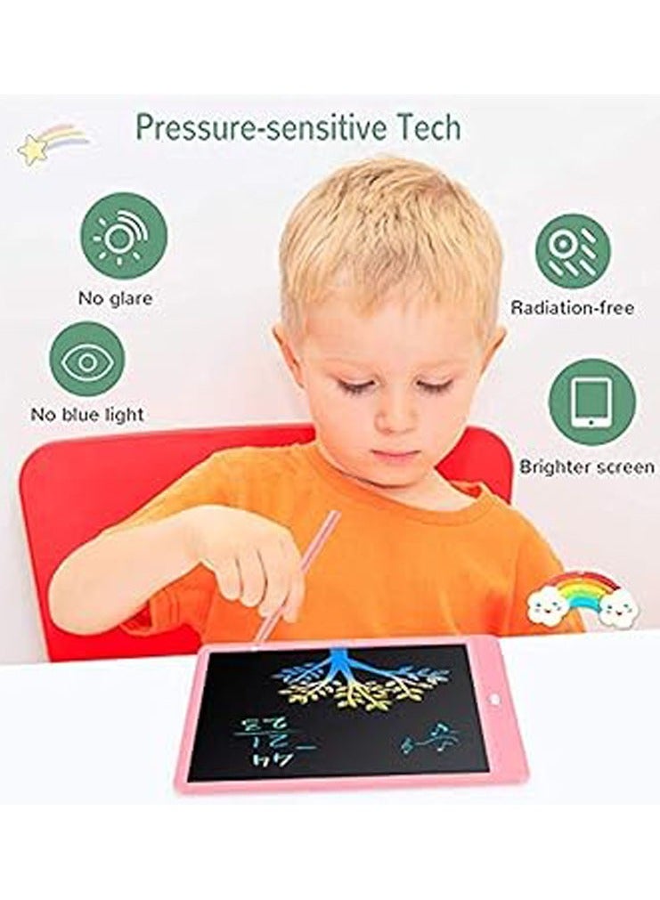 LCD Writing Tablet Doodle Board, 10 inch Colorful Drawing Tablet Writing Pad, Girls Gifts Toys for 3 4 5 6 7 Year Old Girls Boys  - Image 3