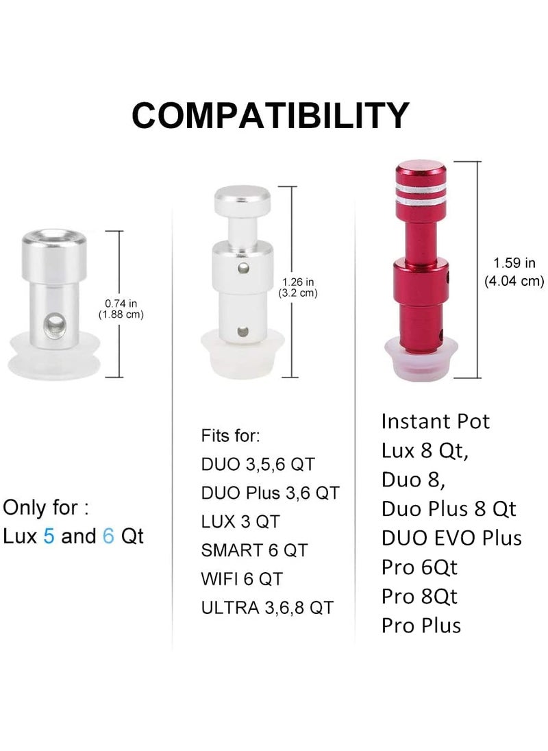 ZoneFly Original Float Valve for Instant Pot Pro 6 Qt 8Qt, Pro Plus, Duo Evo Plus 60, Lux 8 Qt, Duo 8, Duo Plus 8 Qt Replacement Float Valve for Instant Pot with Silicone Seal Ring by Zonefly (2 Pack)  - Image 5