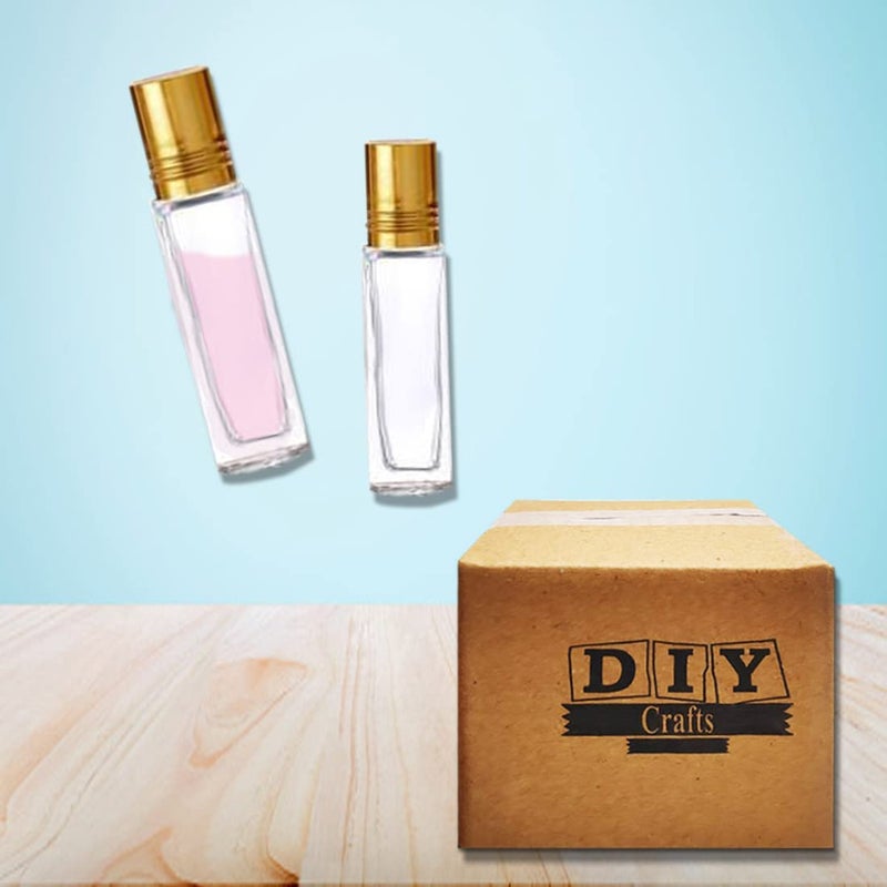 DIY Crafts DIY Crafts Pack of 6 Pcs As Image 10 ml Clear Glass Roller Ball Bottles Travel Empty Refillable Essential Oil Roller Bottles Fragrance Perfume Lip Balms Liquid Roll OPack of 6 Pcs As Image  - Image 3