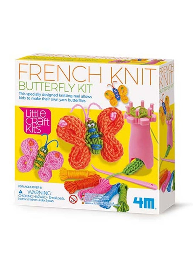 4M Little Crafts Kits French Knit Butterfly Kit - Image 1