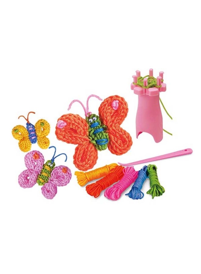 4M Little Crafts Kits French Knit Butterfly Kit - Image 2