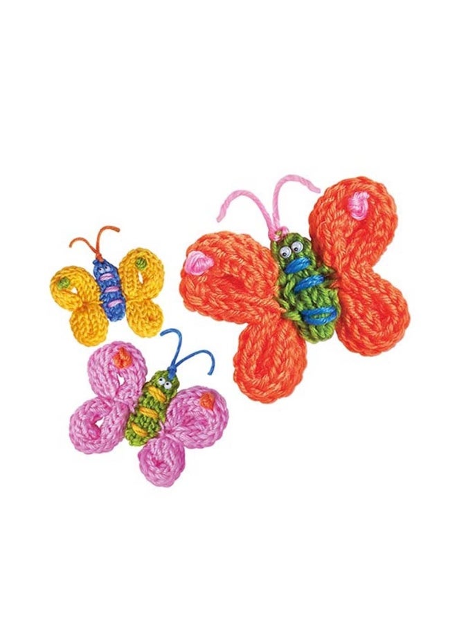 4M Little Crafts Kits French Knit Butterfly Kit - Image 3
