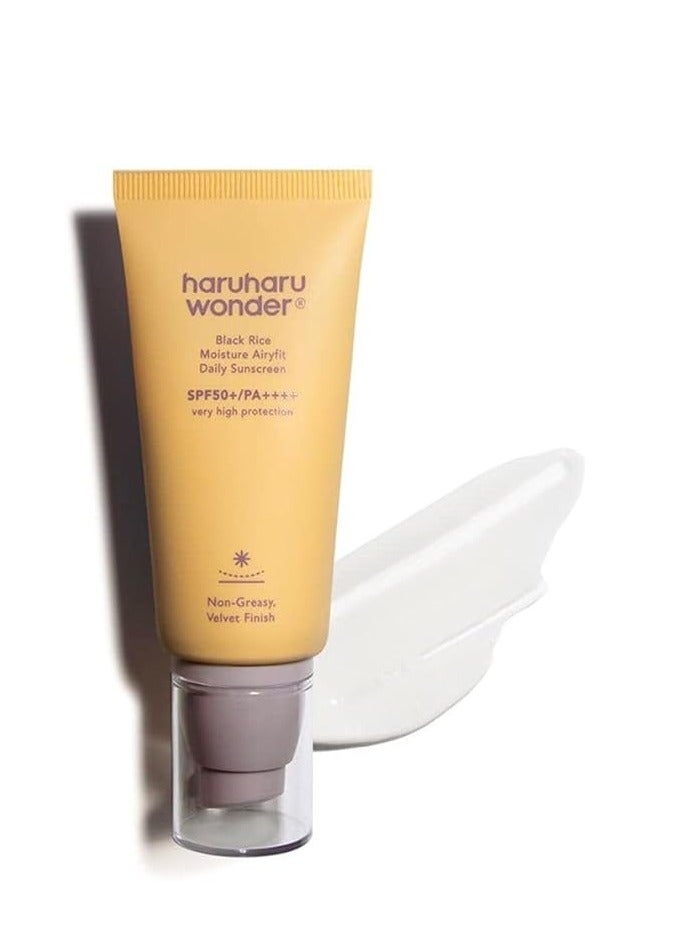 هارو هارو وندر الأرز الأسود مرطب يومي SPF50 + السلطة الفلسطينية + + - Image 1