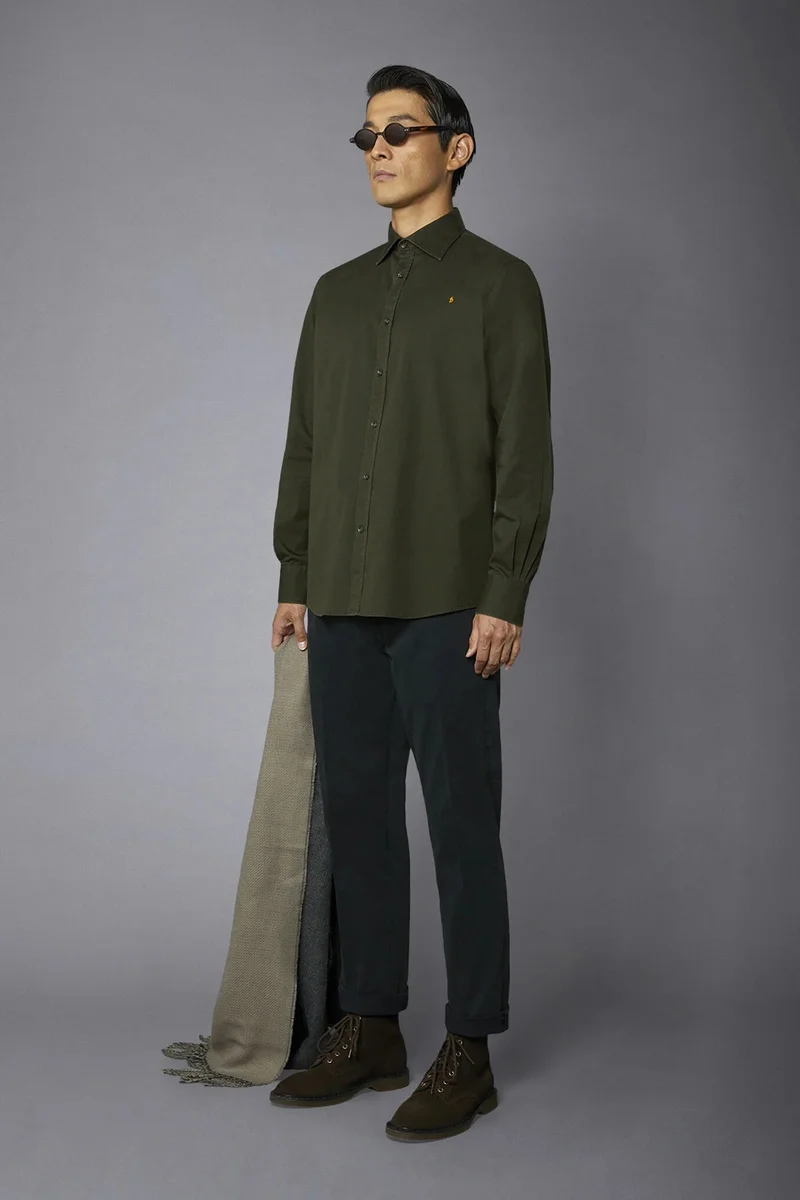 Doppelganger  Men's classic chino pants regular fit - Anthracite for Men | Best Price UAE