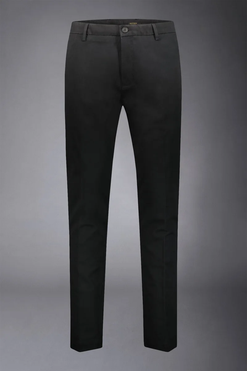 Doppelganger  Men's classic chino pants regular fit - Anthracite for Men | Best Price UAE