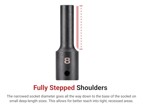 TEKTON 12 Inch Drive x 916 Inch Shallow 6Point Impact Socket SID22014 - Image 3