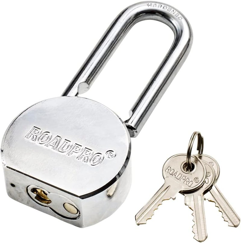RoadPro RoadPro RPLSS65L 25 Steel Padlock with Shackle  - Image 3