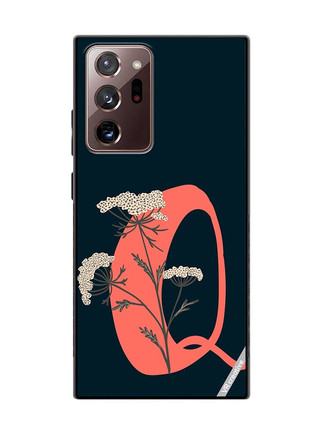 VR CREATIVE Protective Case Cover For Samsung Galaxy Note20 Ultra 5G Alphabet Q Design Multicolour - Image 1