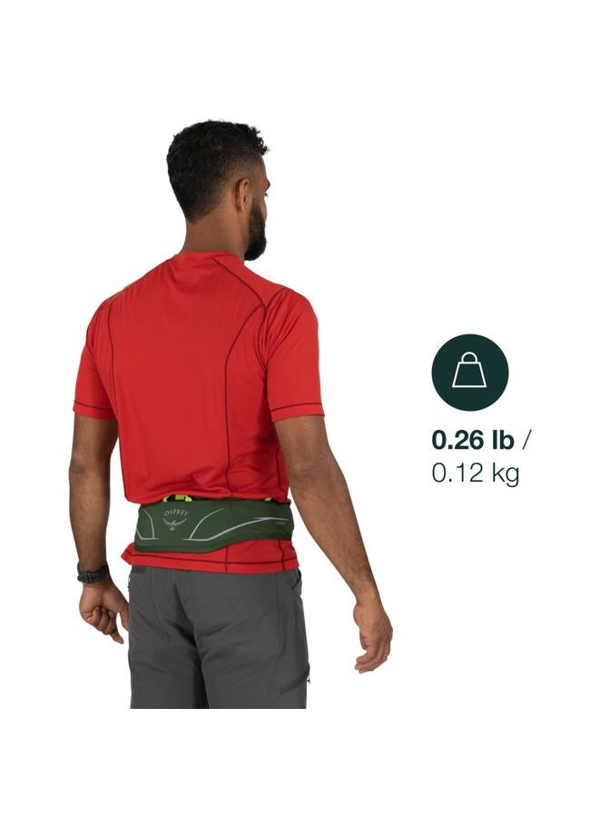 OSPREY Duro Dyna LT Hydration Waist Pack with Hydraulics Soft Flasks for Running, Cascade Blue/Silver, Extended Fit - Image 2