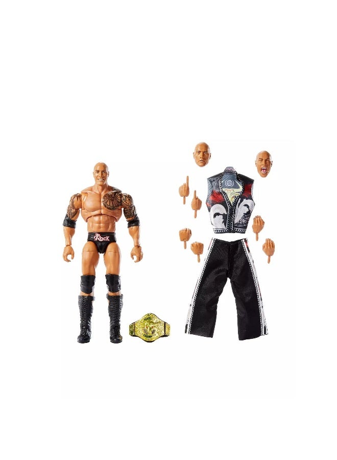 WWE Mattel WWE Ultimate Edition The Rock Action Figure & Accessories Set (15.24 cm) - Image 2