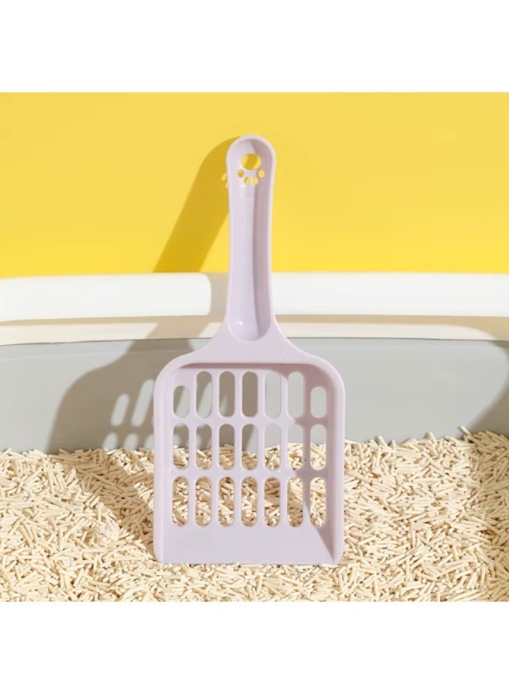 Multicolor Plastic Cat Litter Scoop – Litter Box Cleaning Tool with Wide Slots for Fast Sand Sifting and a Comfortable Handle - Image 5