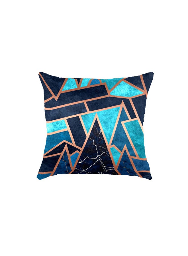 RIZARIES Super Soft Teal Marble Throw Cushion - Image 2