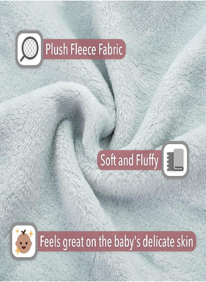 Mr. Pen - Mr. Pen- Baby Animal Face Robe, Unisex, 0-9 Month, Plush Baby Robe, Animal Face Robe, Baby Bathrobe, Elephant Bathrobe Baby, Baby Bath Robe, Hooded Baby Towels, Baby Robes, Baby Bath Towel - Image 1