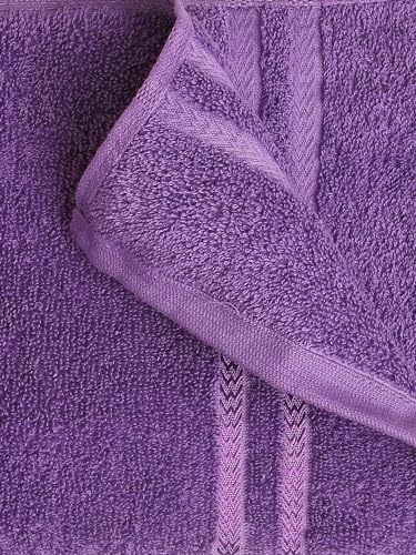 Welspun 100% Cotton Quik Dry Bath Towel | High Absorbency & Super Soft | Fast Drying, Size 70 cm x 150 cm | 380 GSM, Towel Men & Women, Dark Violet - Image 3