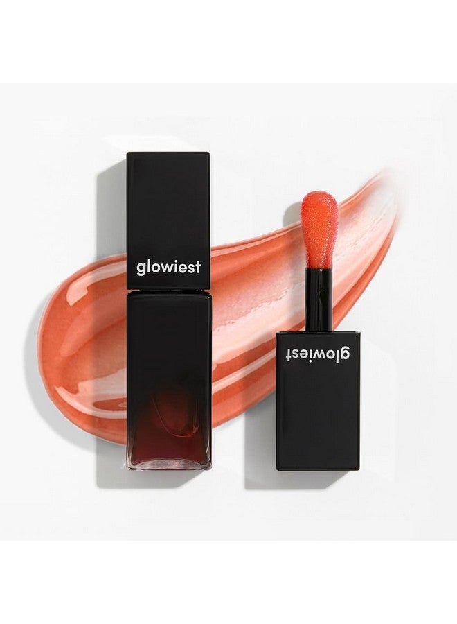 glowiest Effortless Glow Lip Oil 002 Crush: Hydrating, Nourishing, Plumping ; Nonsticky Lip Gloss, Tinted Lip Camellia Oil 0.17Oz (5Ml) - Image 1